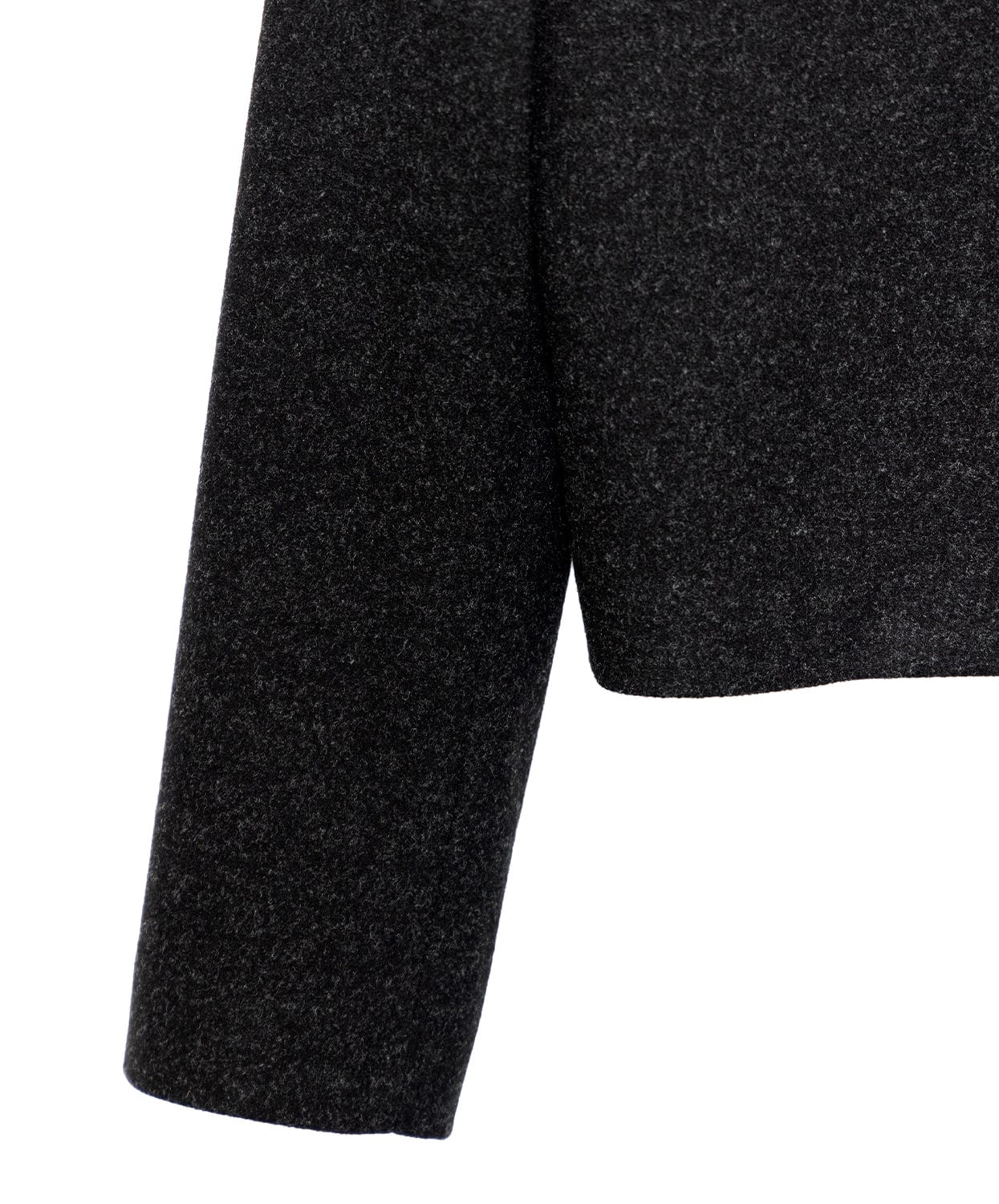 Chaqueta Cropped en Paño Negro Varsovia - imagen 16