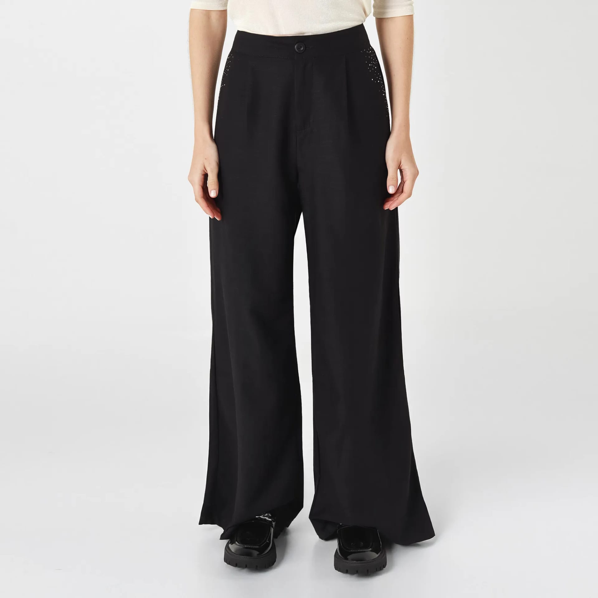 Pantalon Tiro Alto Bota Flare - imagen 6
