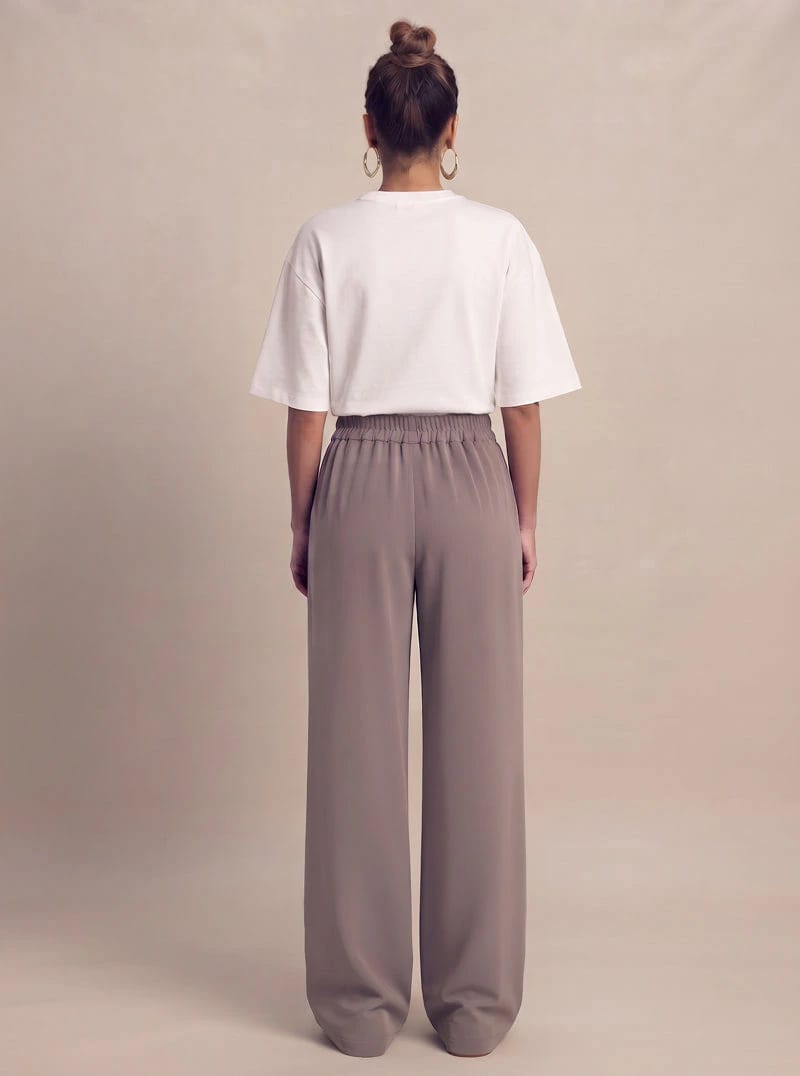 PANTALÓN CÓMODO CAQUI - imagen 5