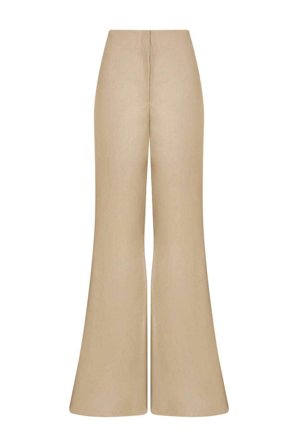 Pantalón Carlota Beige cuerina - imagen 2