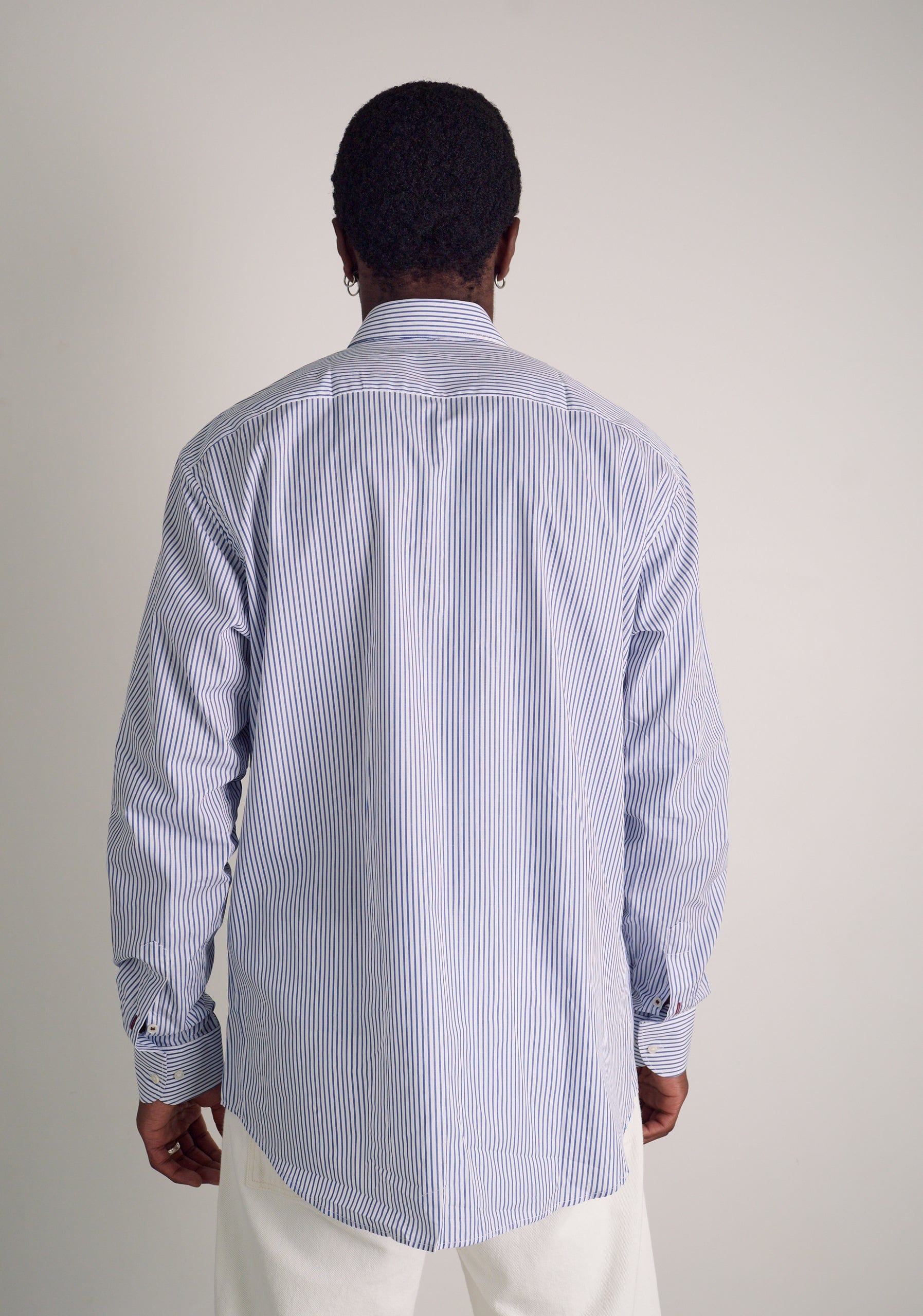 Camisa H CBD Rayas Azul Osc - imagen 5