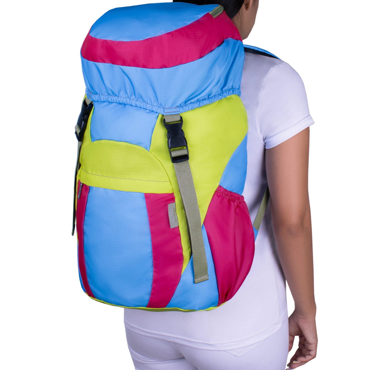 Morral Viajero ULTRA Plegable Estampado Neon  Citybags Multicolor - imagen 5