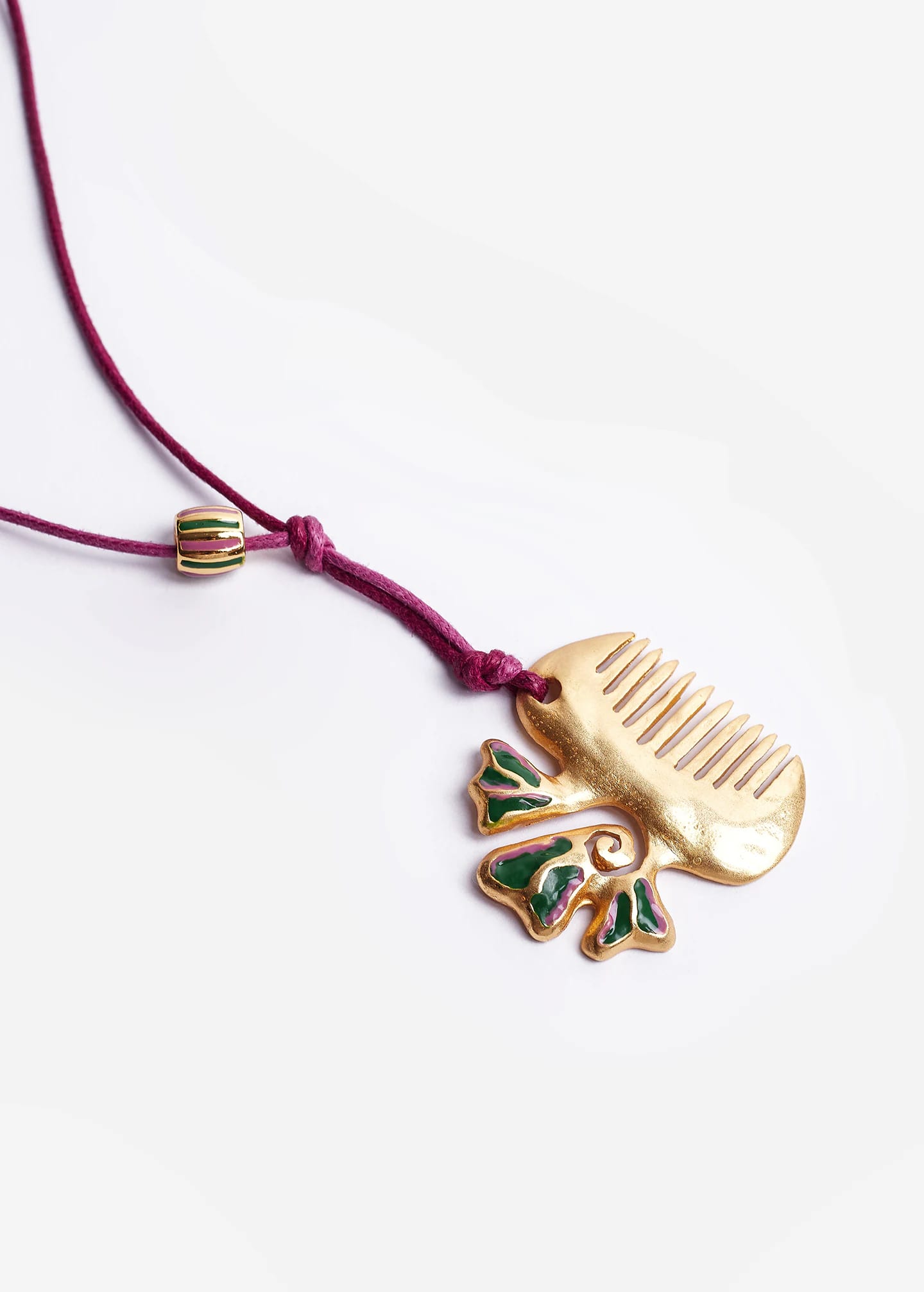 Collar Peineta Verde - imagen 4