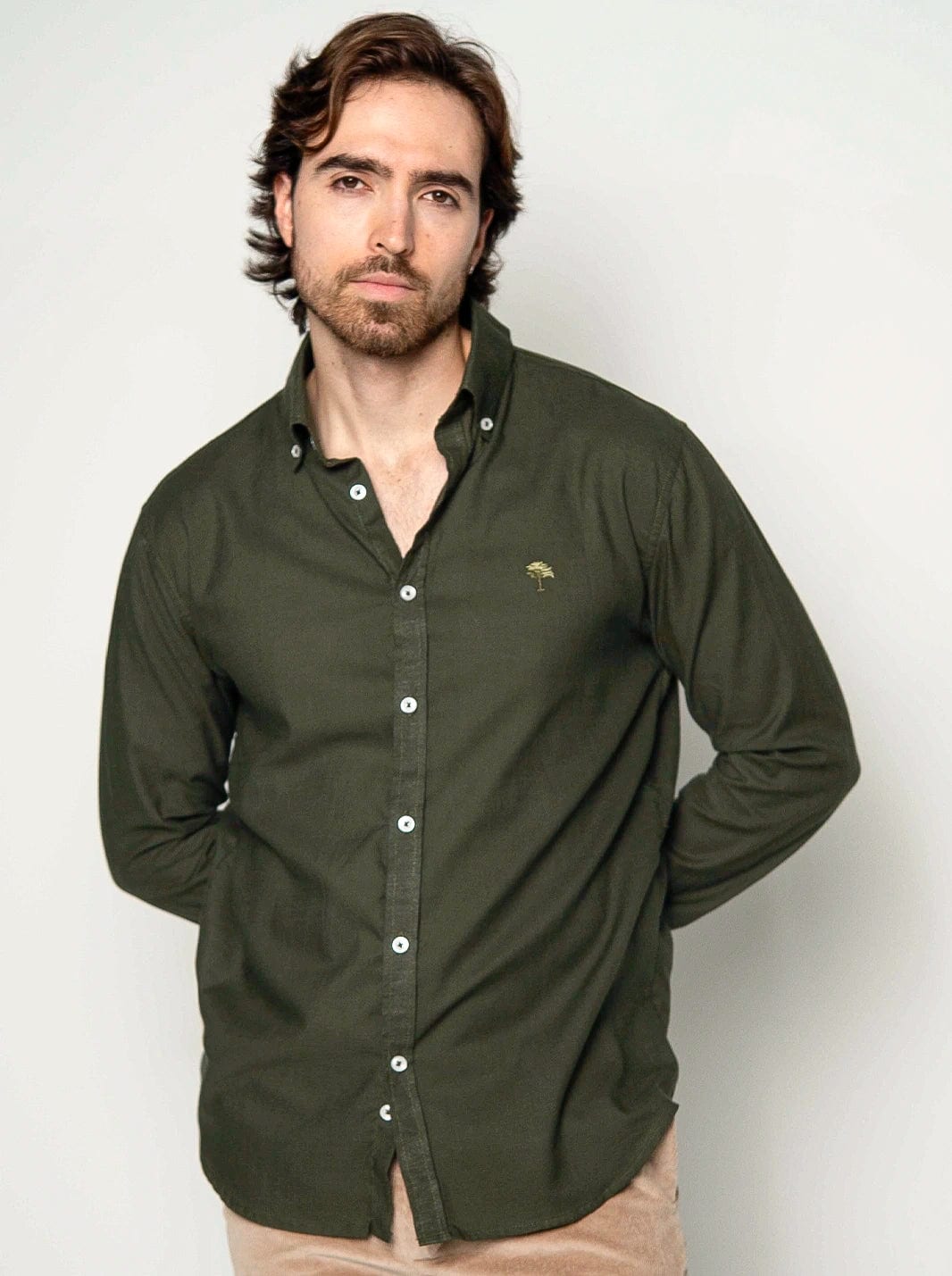 CAMISA ARMONÍA BORDADA LINO ALGODÓN | HOMBRE - imagen 1