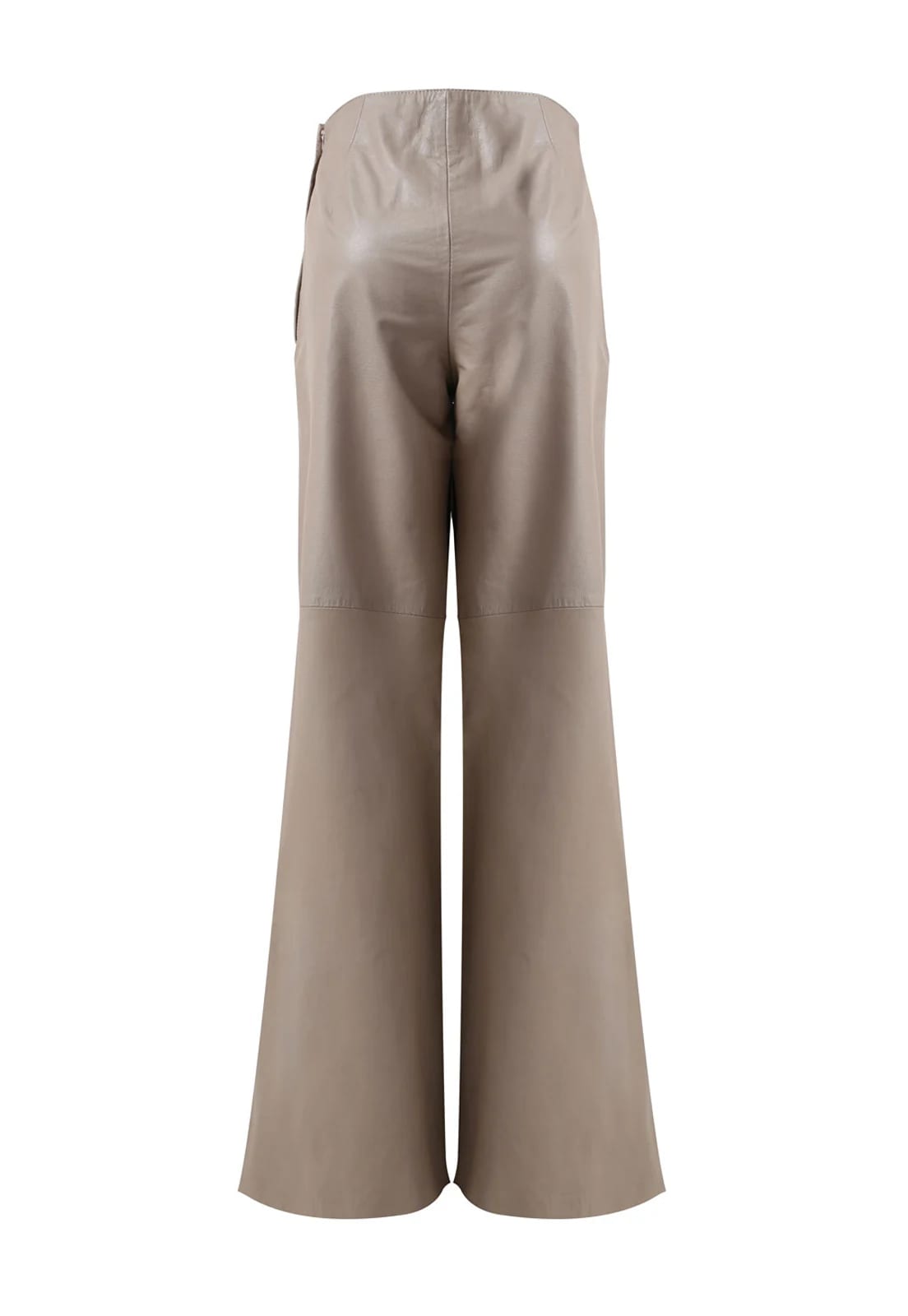SUEDE BAGGY TROUSERS - imagen 4