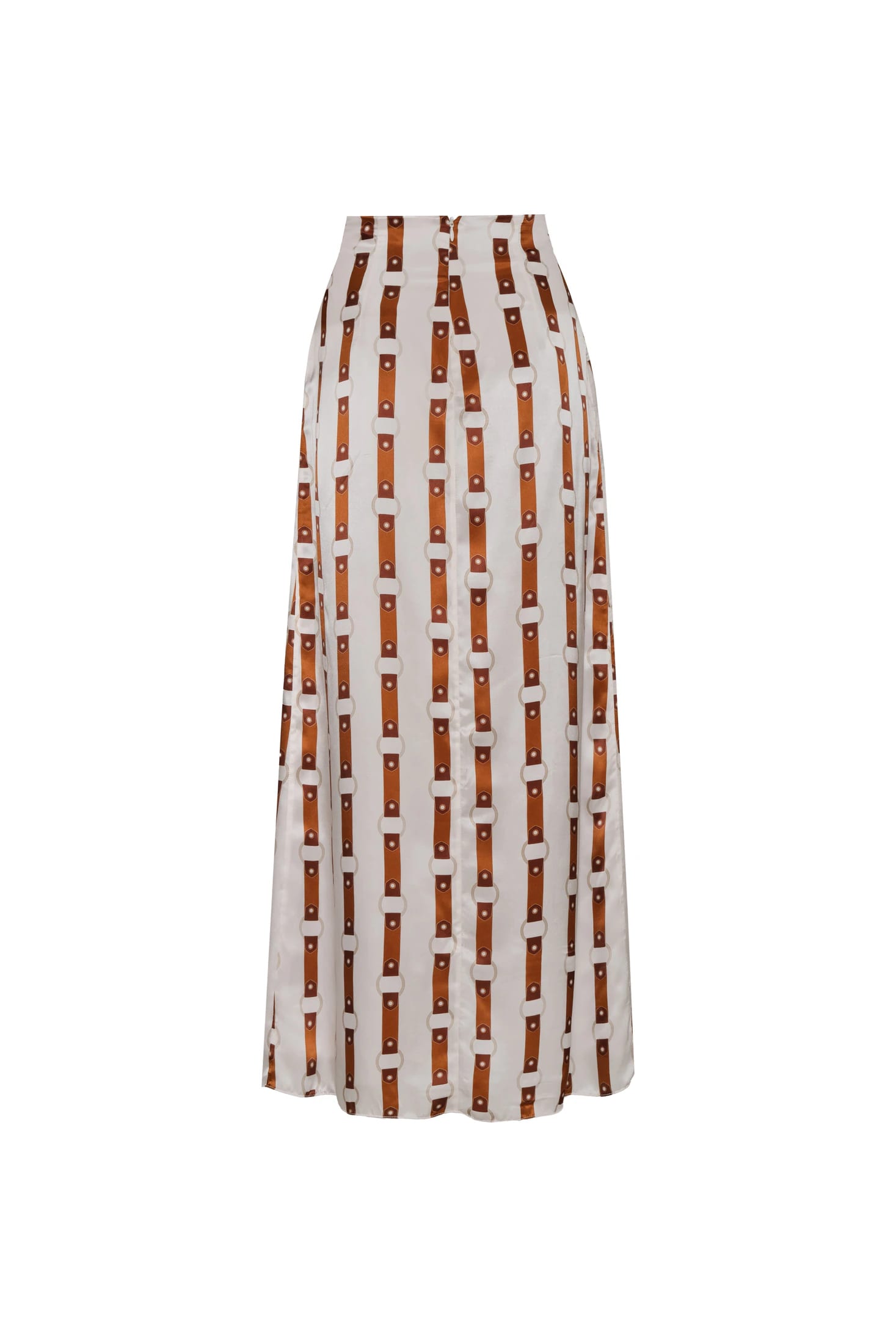 Carlota Satin Silk Maxi Skirt / Horse Reins - imagen 2