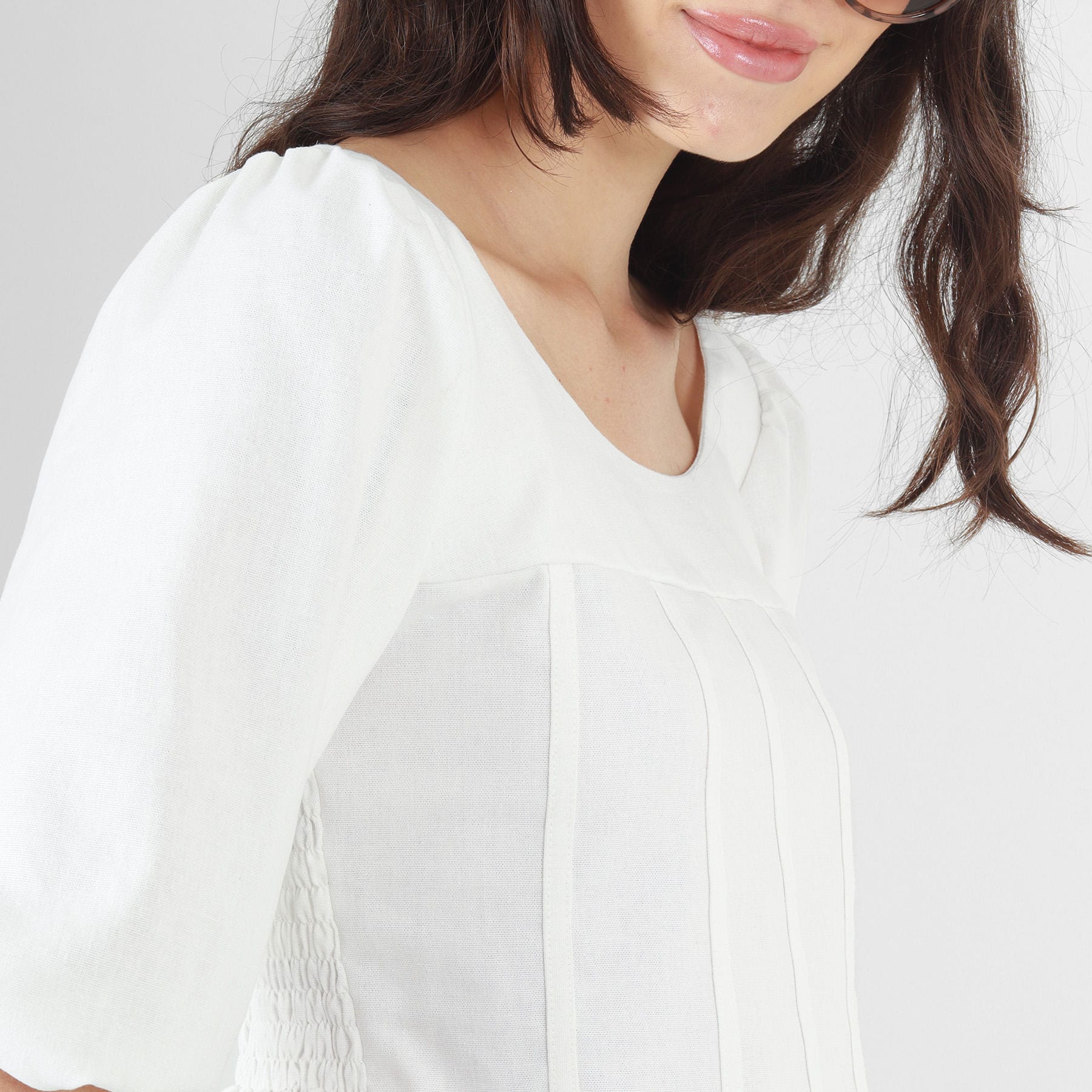 Blusa Cuello Redondo Manga 3Cuartos - imagen 5