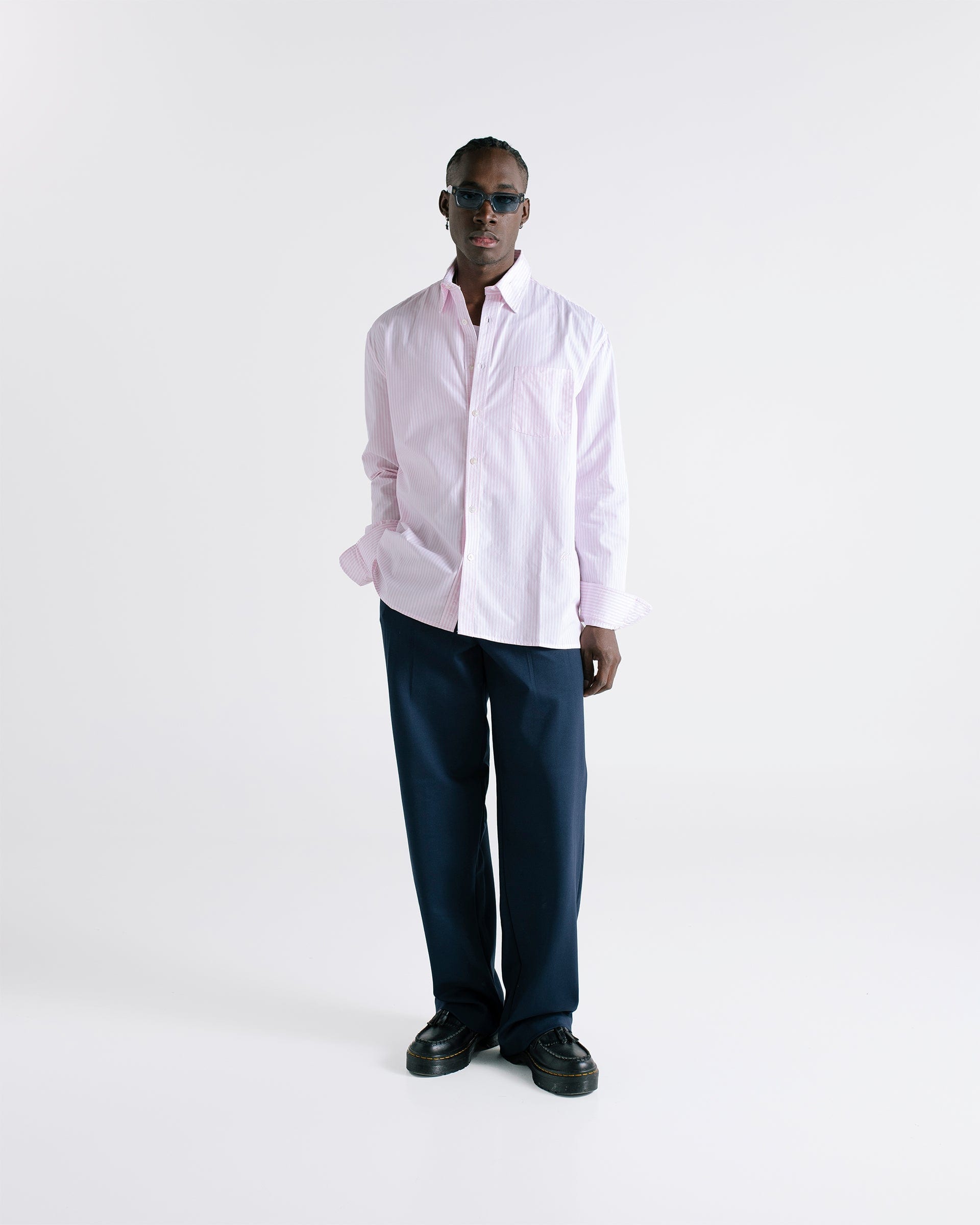 Pinstripe Shirt - Baby Pink - imagen 9