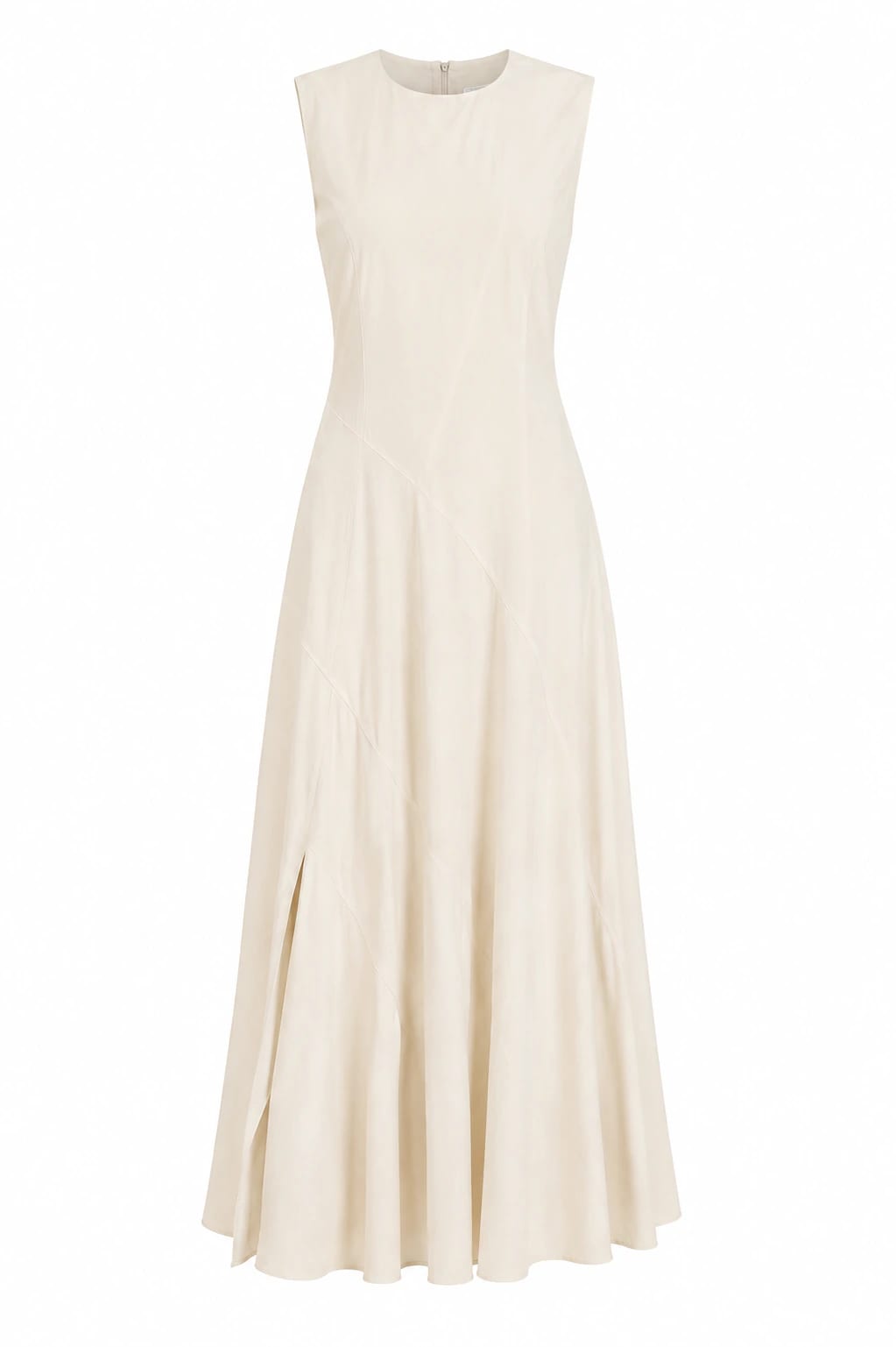 Vestido Asimétrico Beige - imagen 1