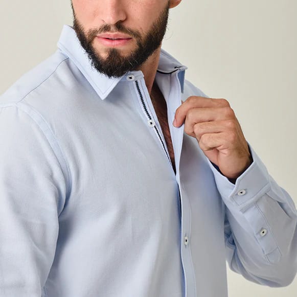 CAMISA ML 100% ALGODON HOMBRE - imagen 32