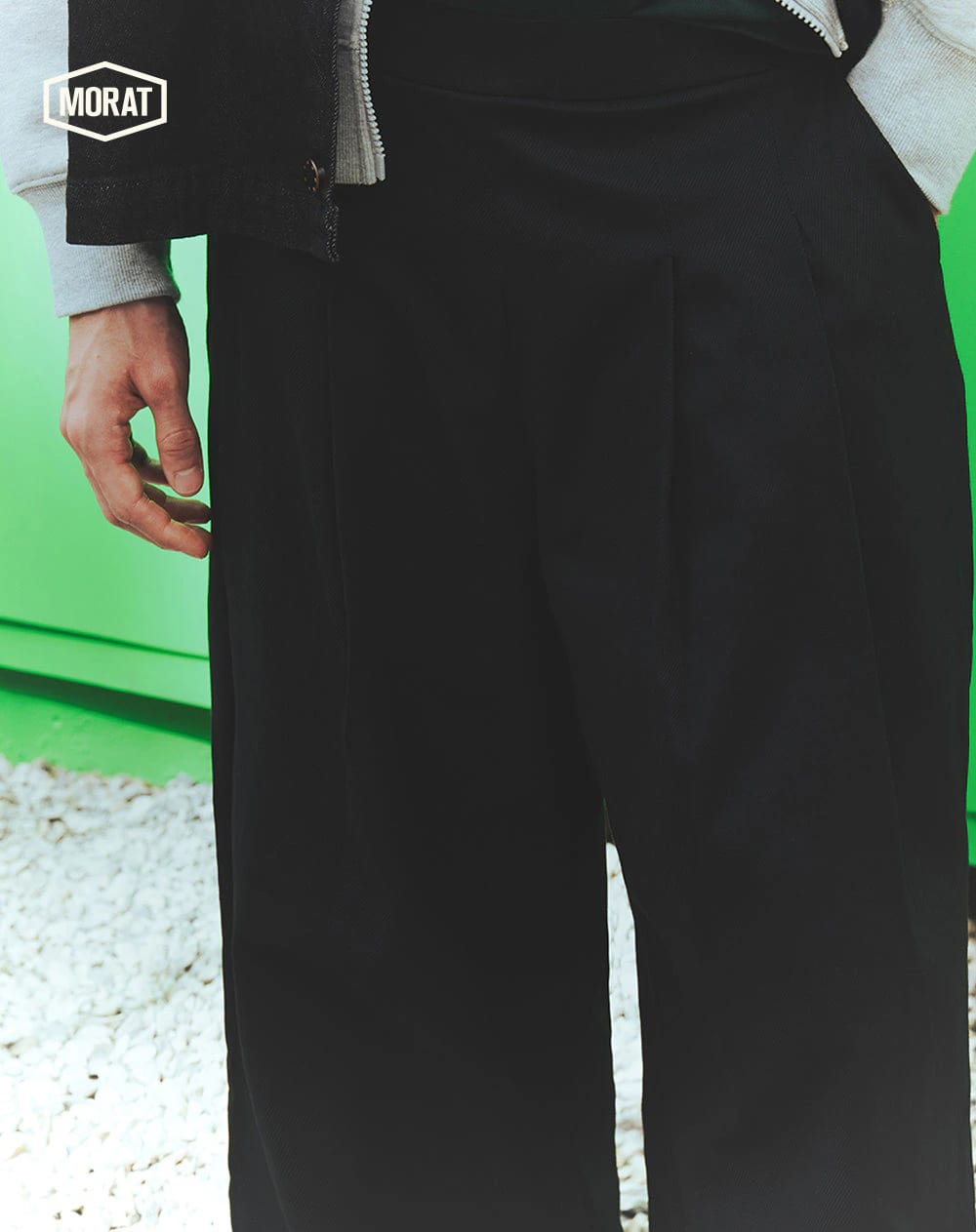 Pantalón sastre negro unisex GEF | MORAT - imagen 3