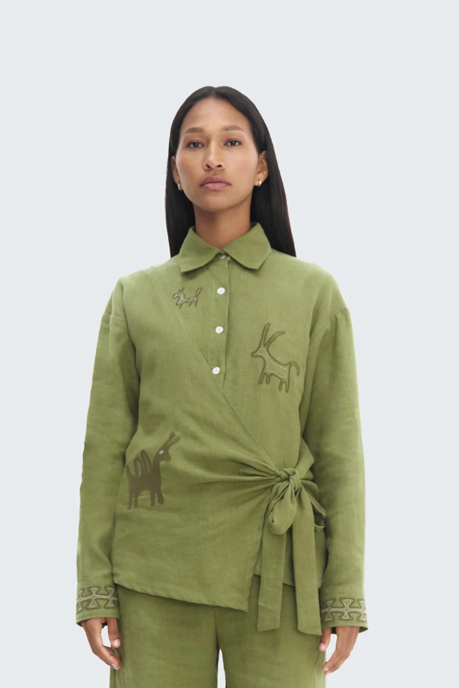 Blusa Cruzada Pilche - imagen 1