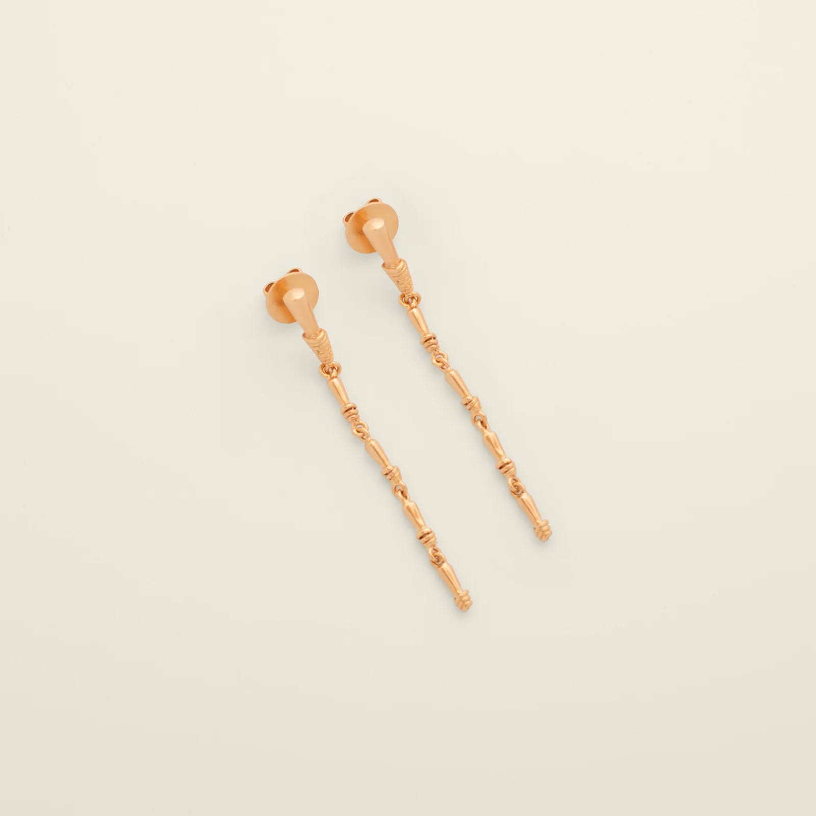 Long Pech Earrings Gold - imagen 2