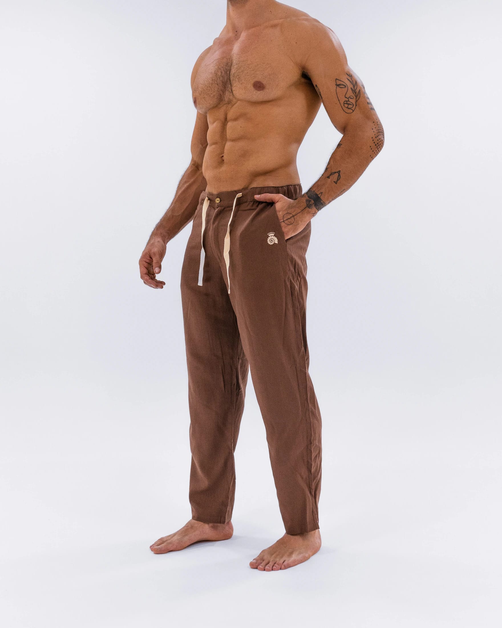 Pantalón Lino Almendra - imagen 6