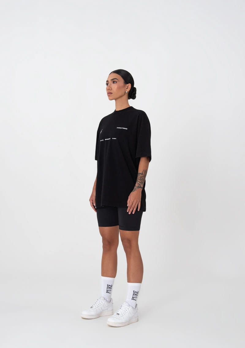 Uncontrolled black t-shirt - imagen 8