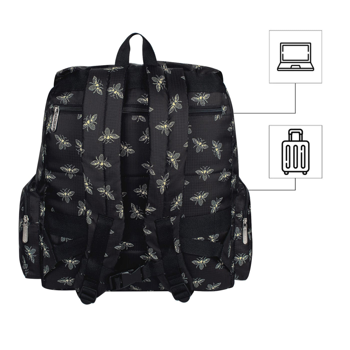 Morral Mochilero Pequeno  ULTRA Estampado Queen Citybags Multicolor - imagen 4