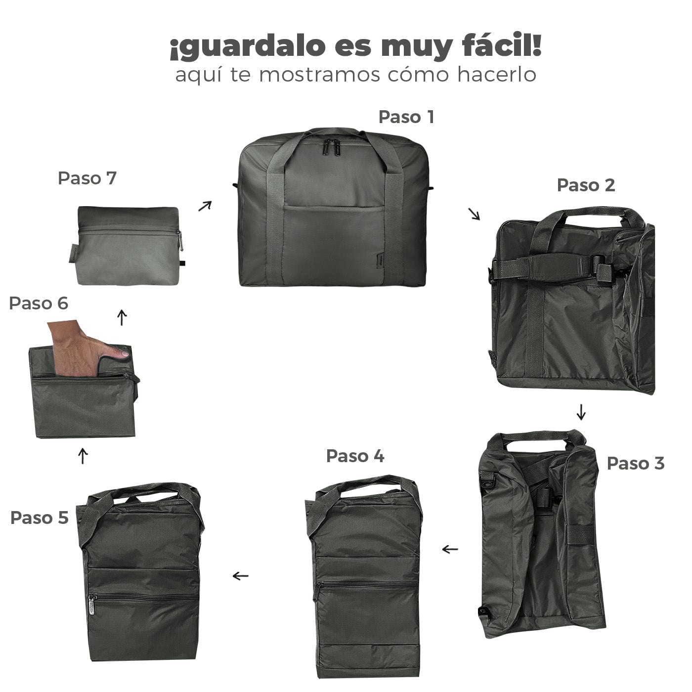 Maleta Articulo Personal Plegable ULTRA Estampado Amazonas Citybags Multicolor - imagen 6