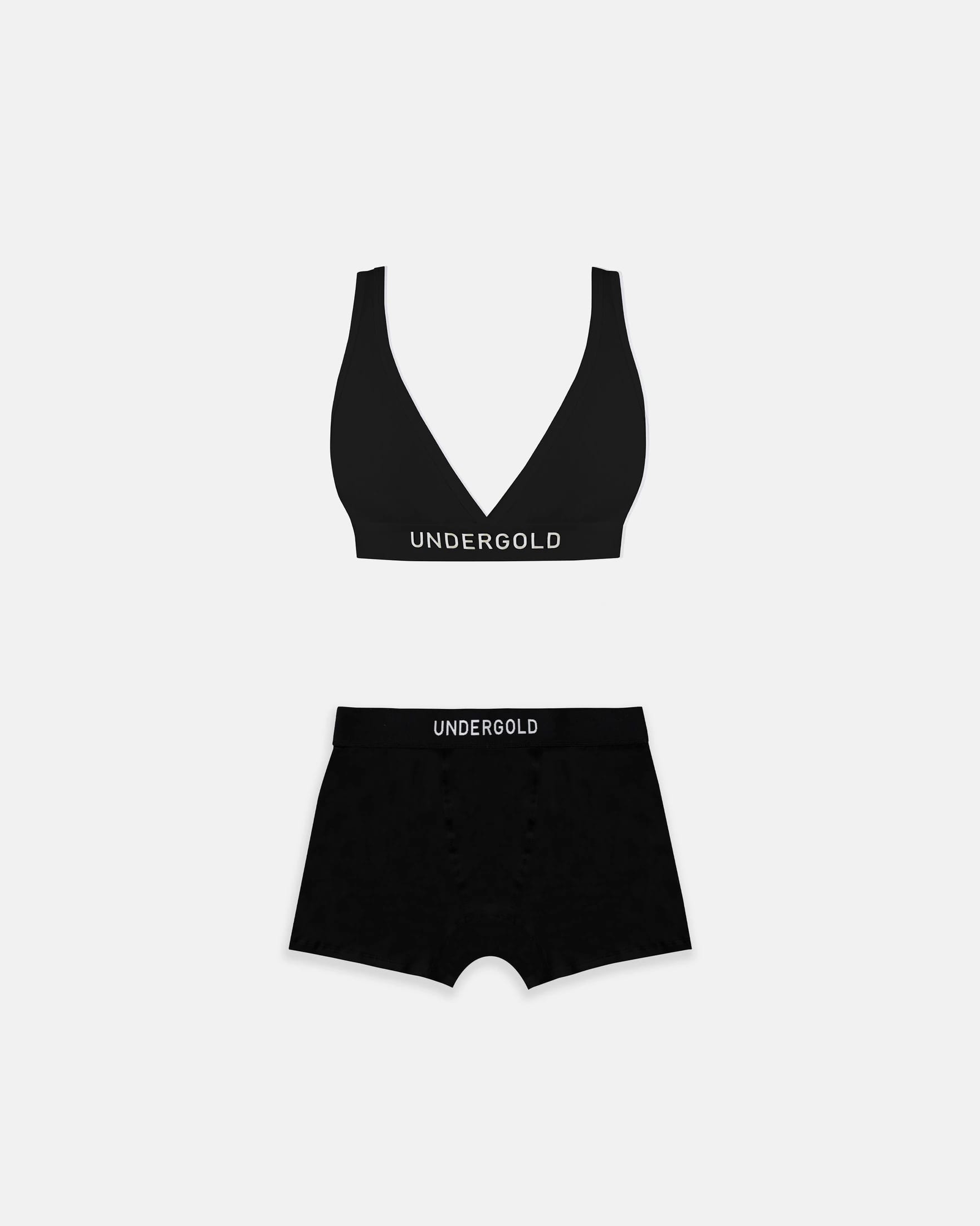 Pack Basics Intimate Top & W Basics Boxers Black - imagen 1