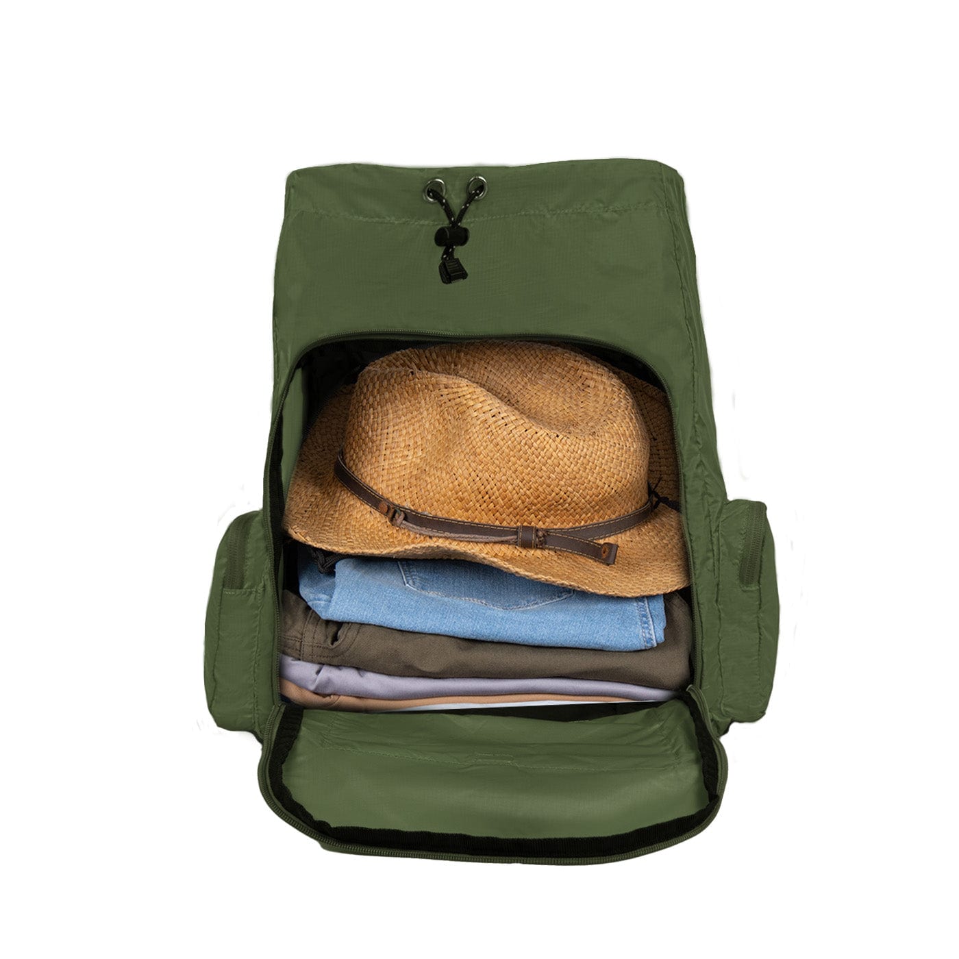 Morral Mochilero XL Verde Militar Citybags - imagen 5
