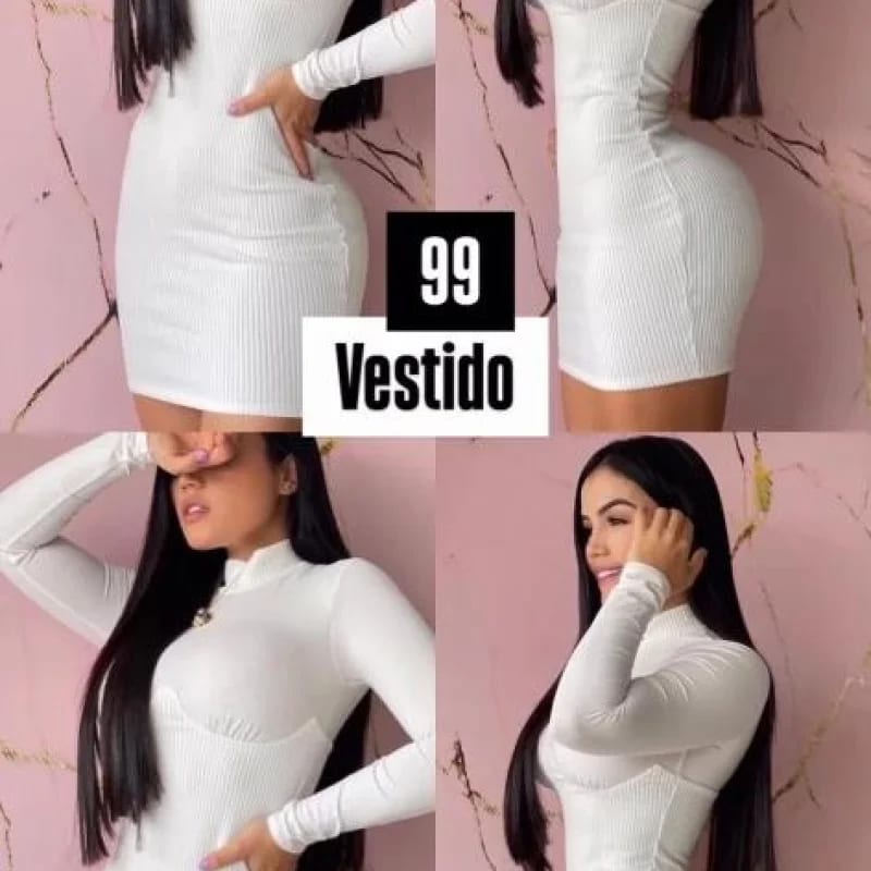 VESTIDO BLANCO AMERICANO CELLO - imagen 1