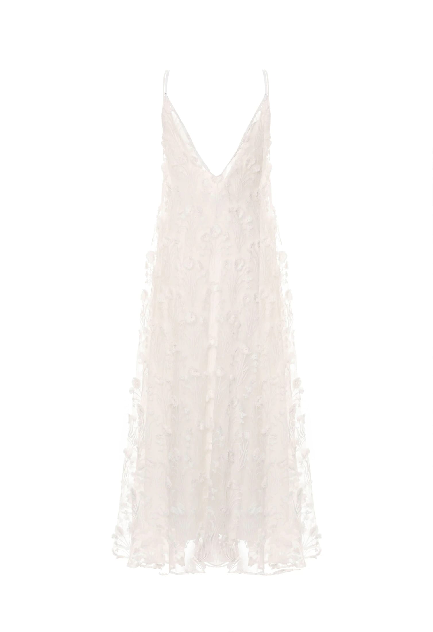 Hierbaluisa Diente de Leon Organza Maxi Dress - imagen 6