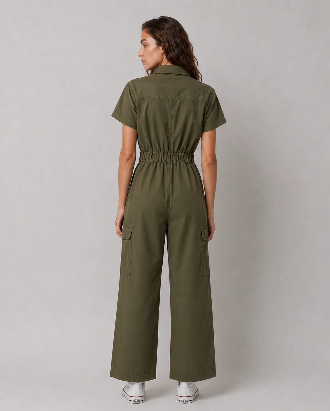 Organic Cotton Cargo Jumpsuit - imagen 4