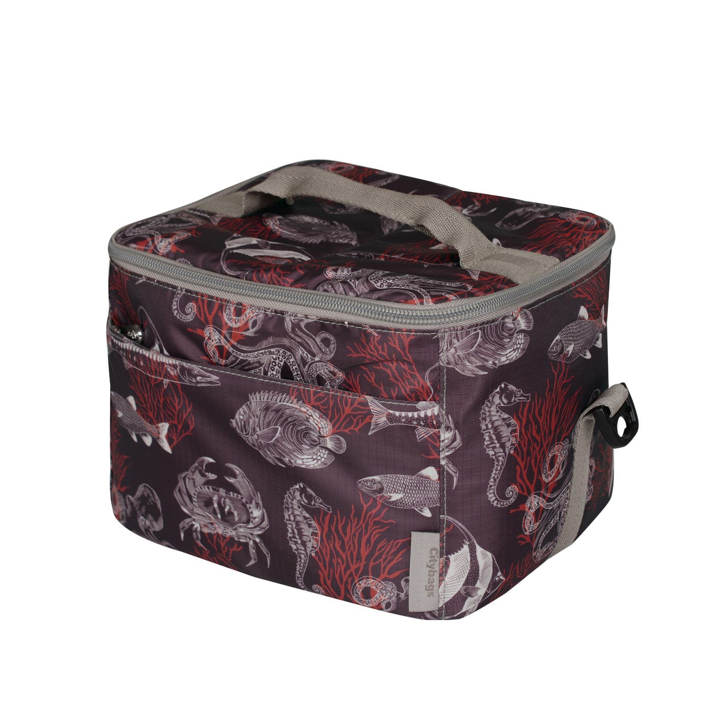 Lonchera Clasica Ultra Citybags Estampado Coral - imagen 1