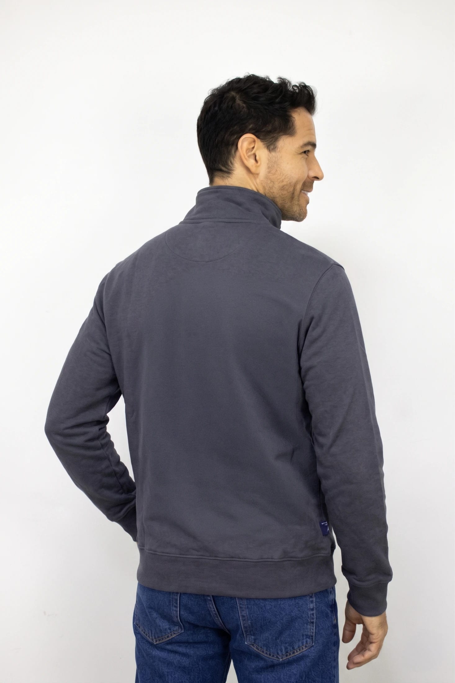 Saco gris con Cremallera para hombre - imagen 2