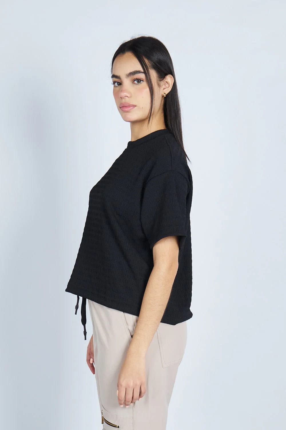 Camiseta oversize textura NEGRA | Drop 03 | - imagen 5