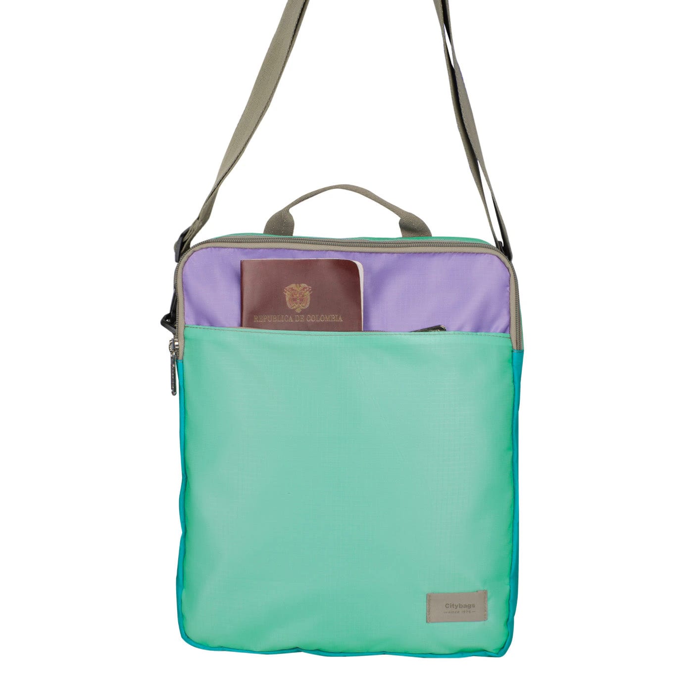 Bolso Manos Libres Convertible a Morral Citybags ULTRA Vanila - imagen 7