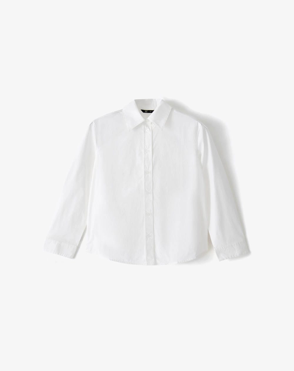 Camisa manga larga regular blanco mujer - imagen 1