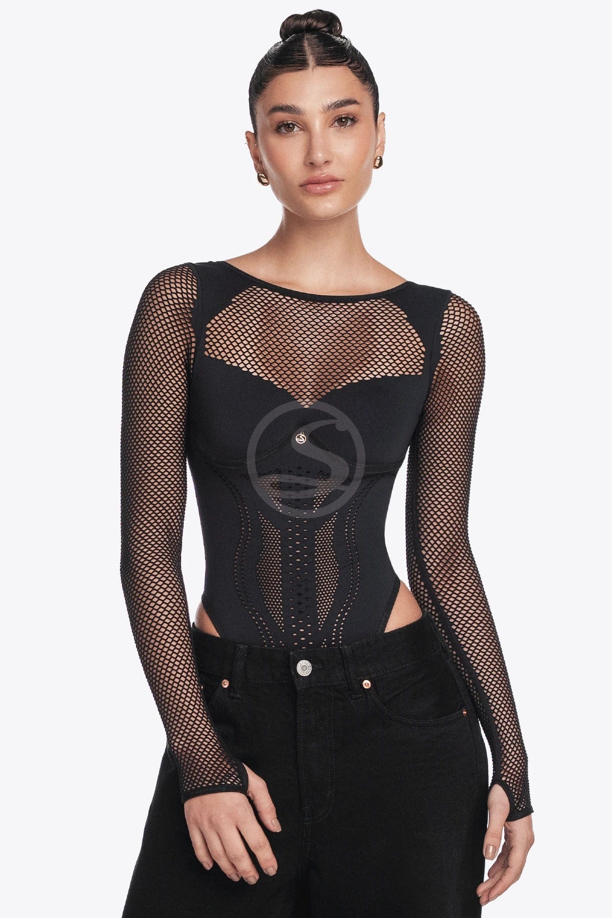 Body Rebel Negro Santísimas Ref. S-699 - imagen 1