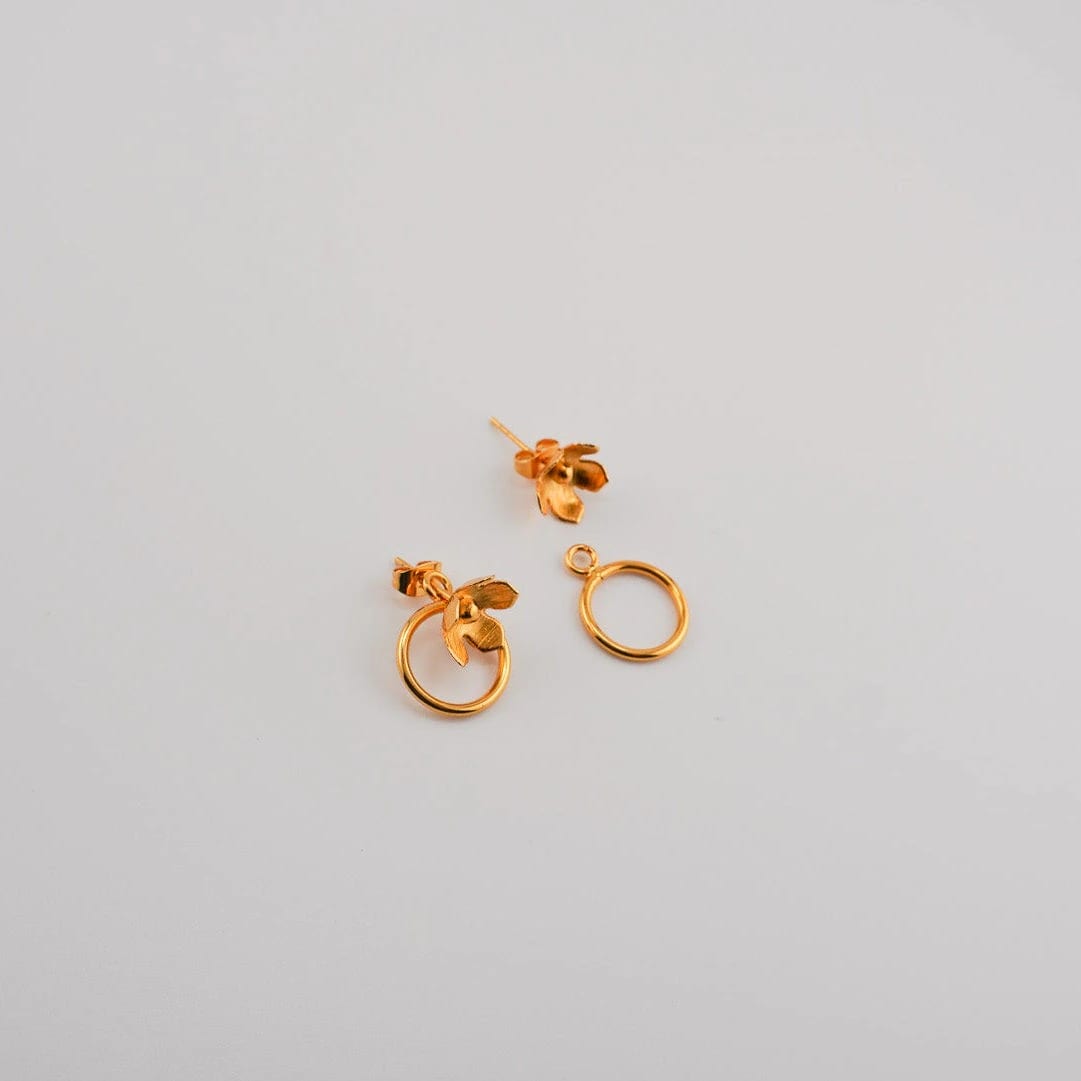 Flower Duo Studs - imagen 2