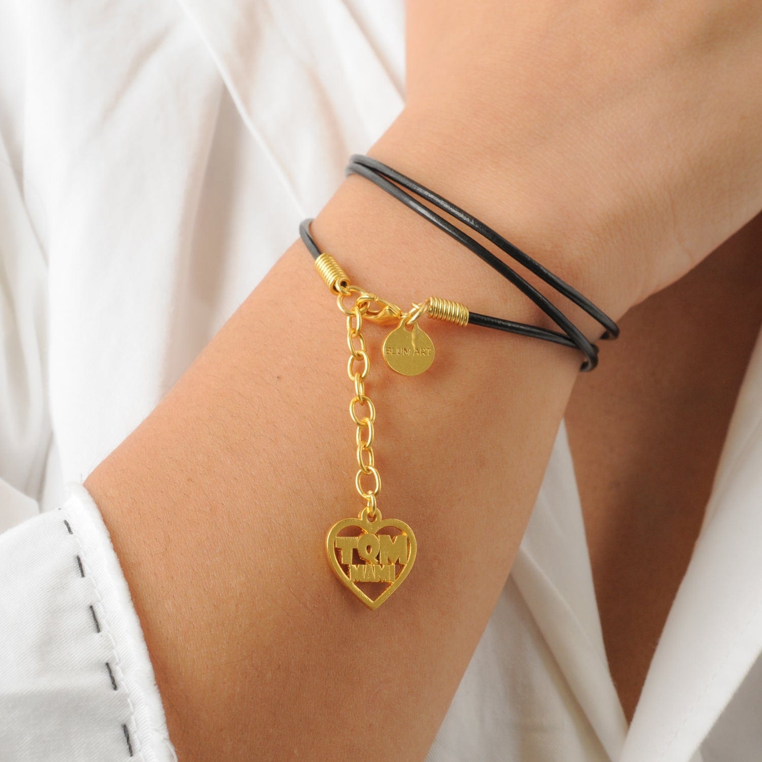 Pulsera cuero TQM mami - imagen 2