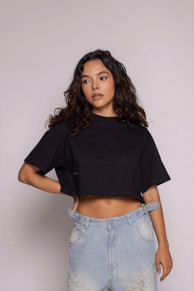 CropTop Basic Motion-Negro - imagen 3
