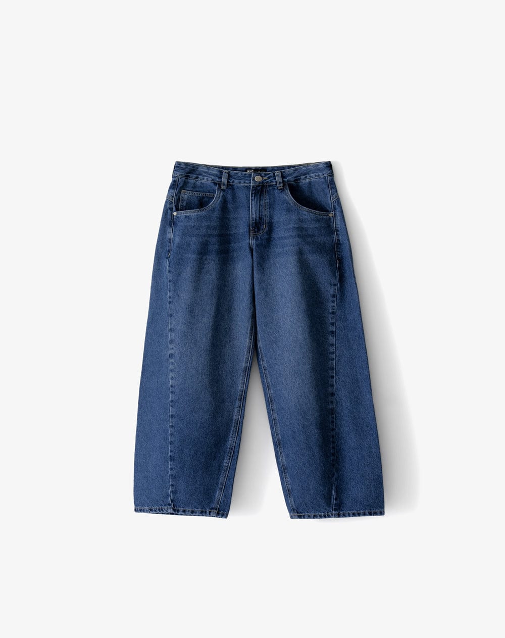 Jean baggy tiro medio indigo mujer - imagen 1