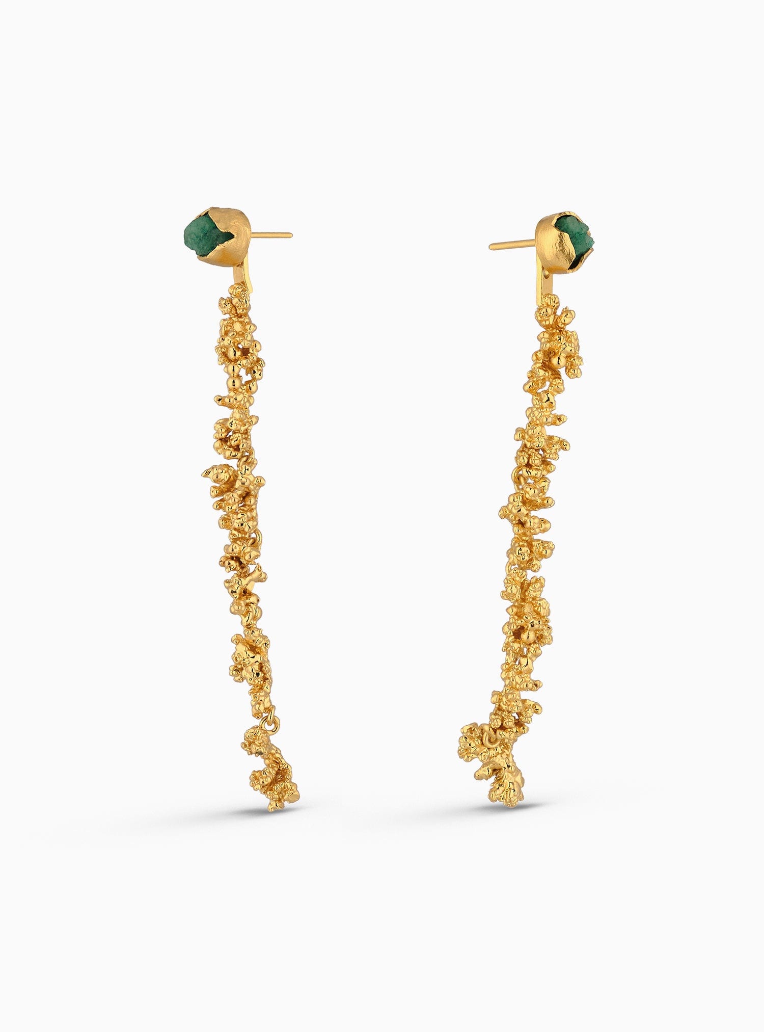 Aura Front-Back Long Earrings - imagen 4