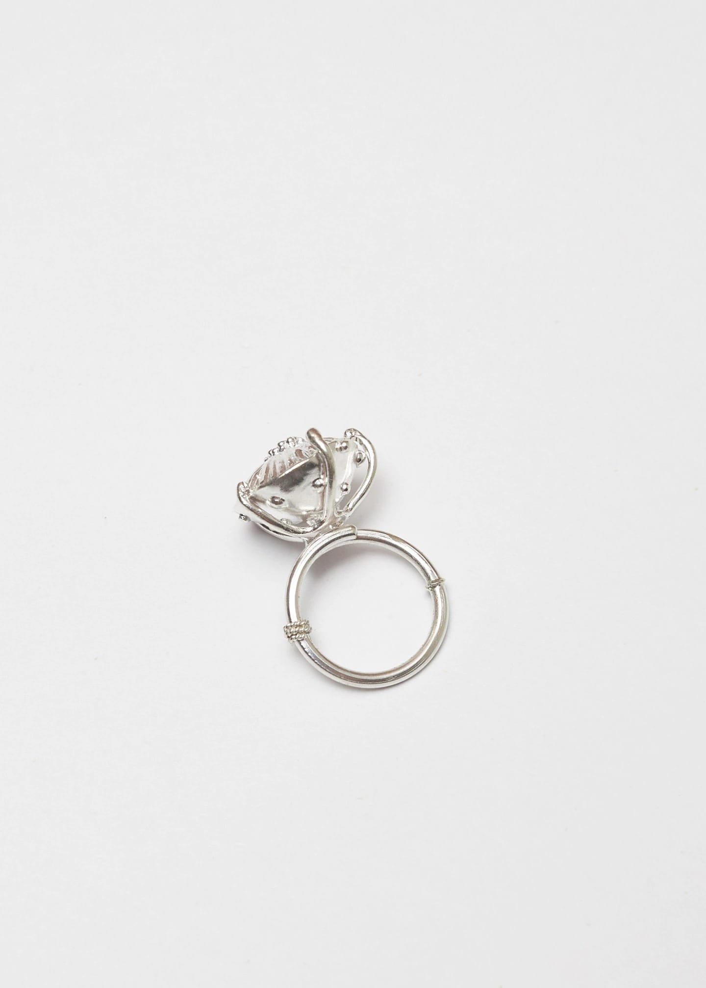 Anillo sombrerito midi plata - imagen 3