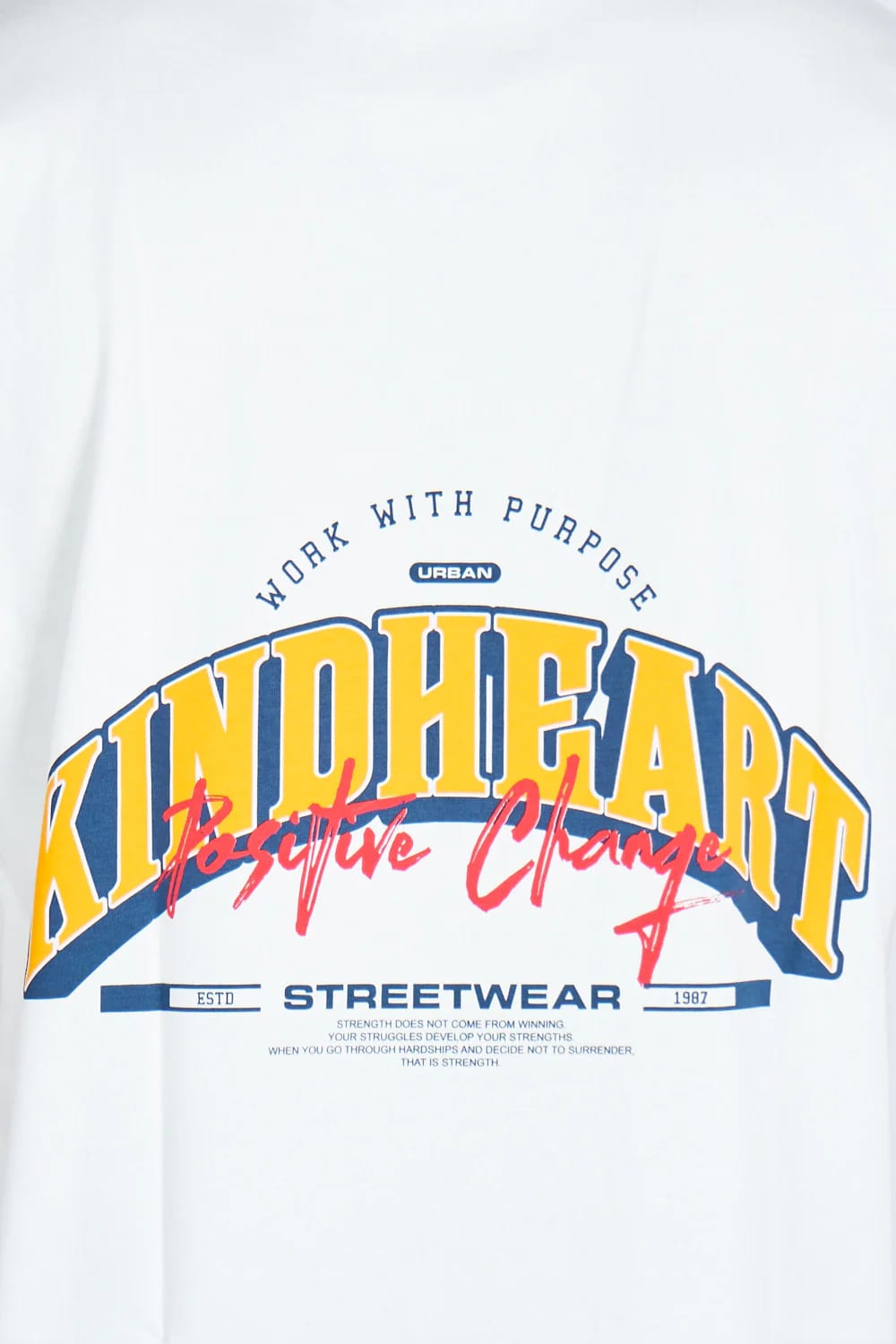 Camiseta oversize KINDHEART MARFIL| DROP 03 | - imagen 5