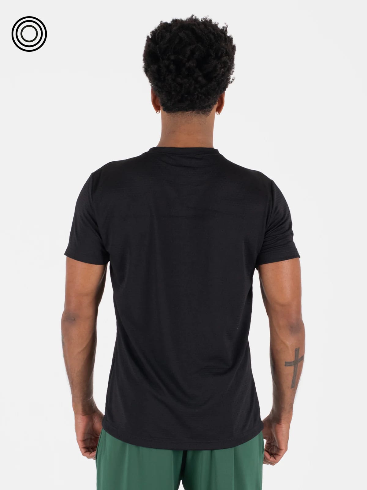 Camiseta panal hombre negra - imagen 4