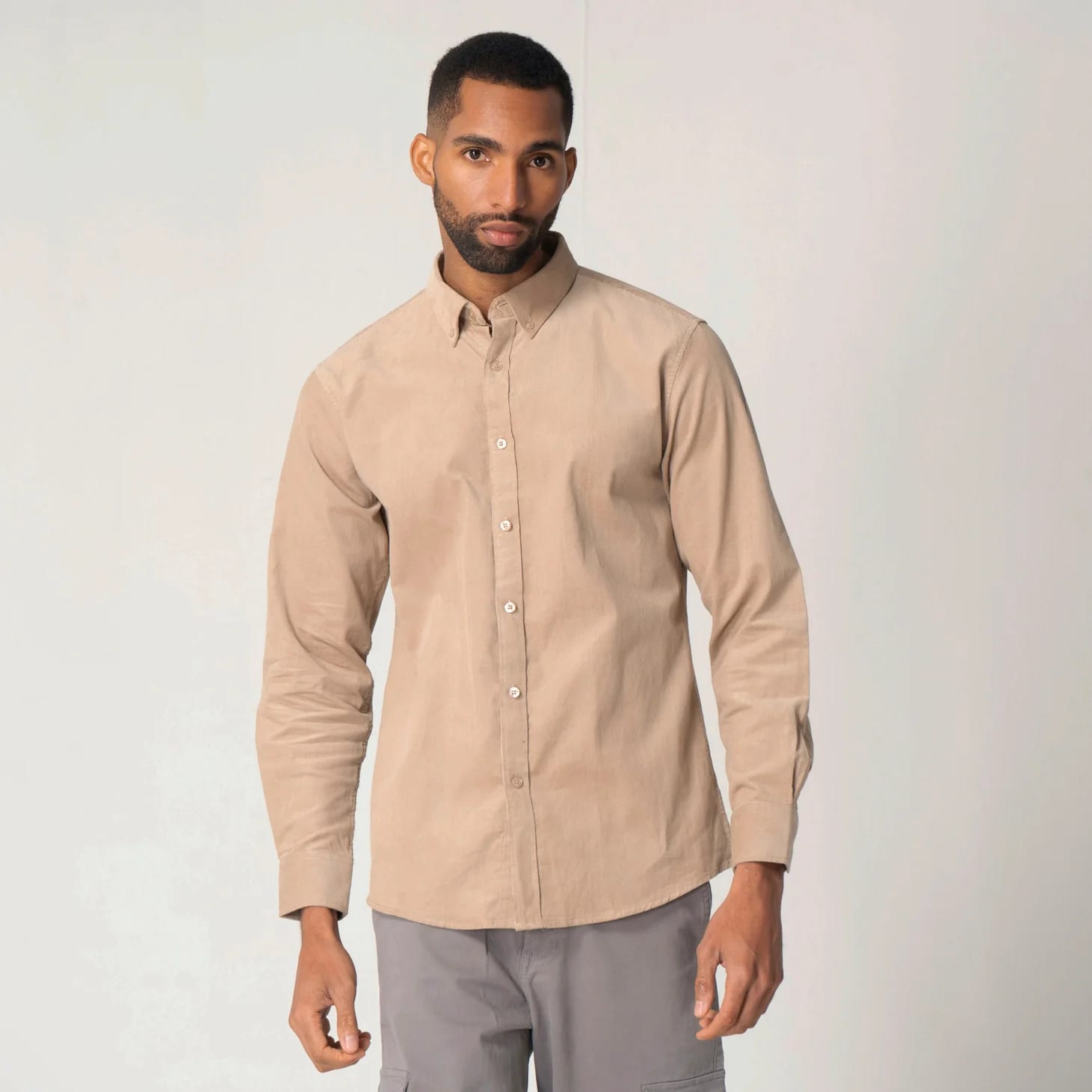 Camisa Slim Unicolor Manga Larga Ford - imagen 6