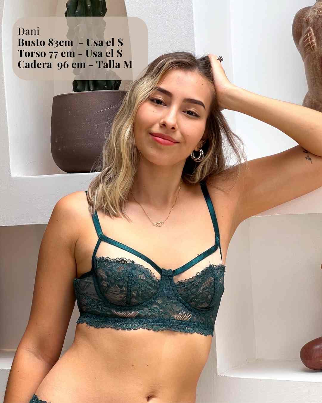 Set Apolonia Verde Botella - imagen 4
