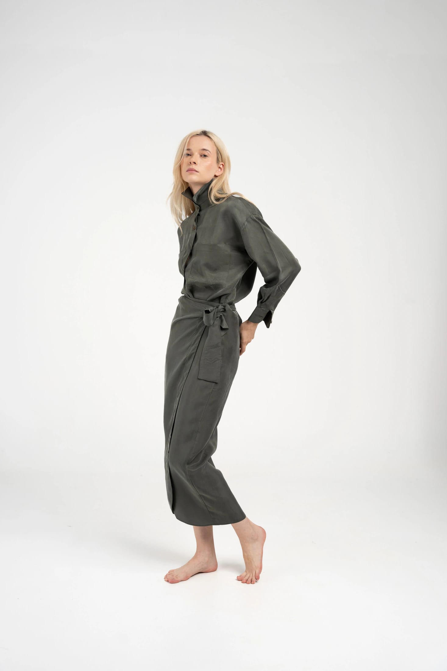 The Cupro Wrap Skirt - imagen 7