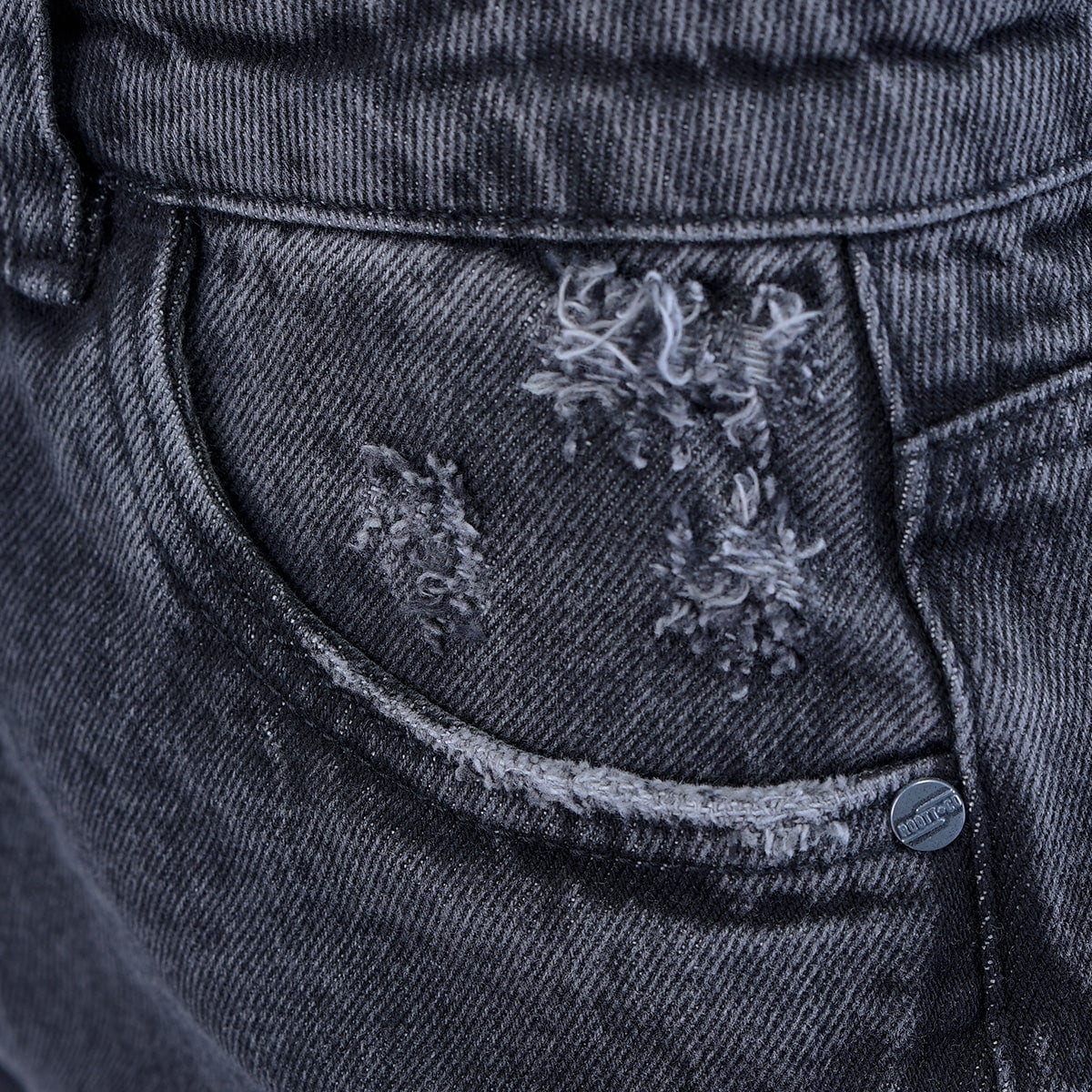 Short Gris Denim Mujer - imagen 6