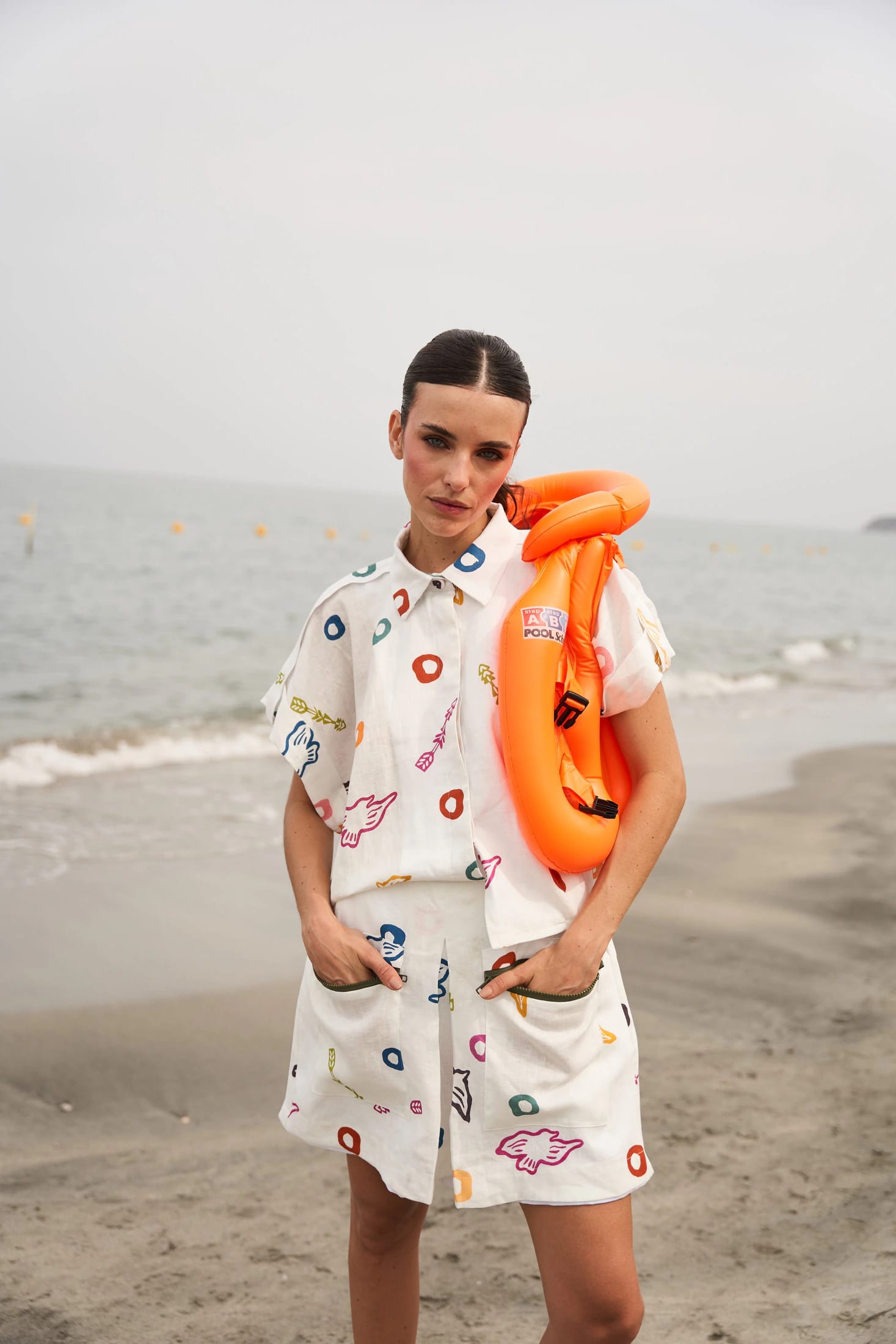 Falda Short Bali Mini Print - imagen 3