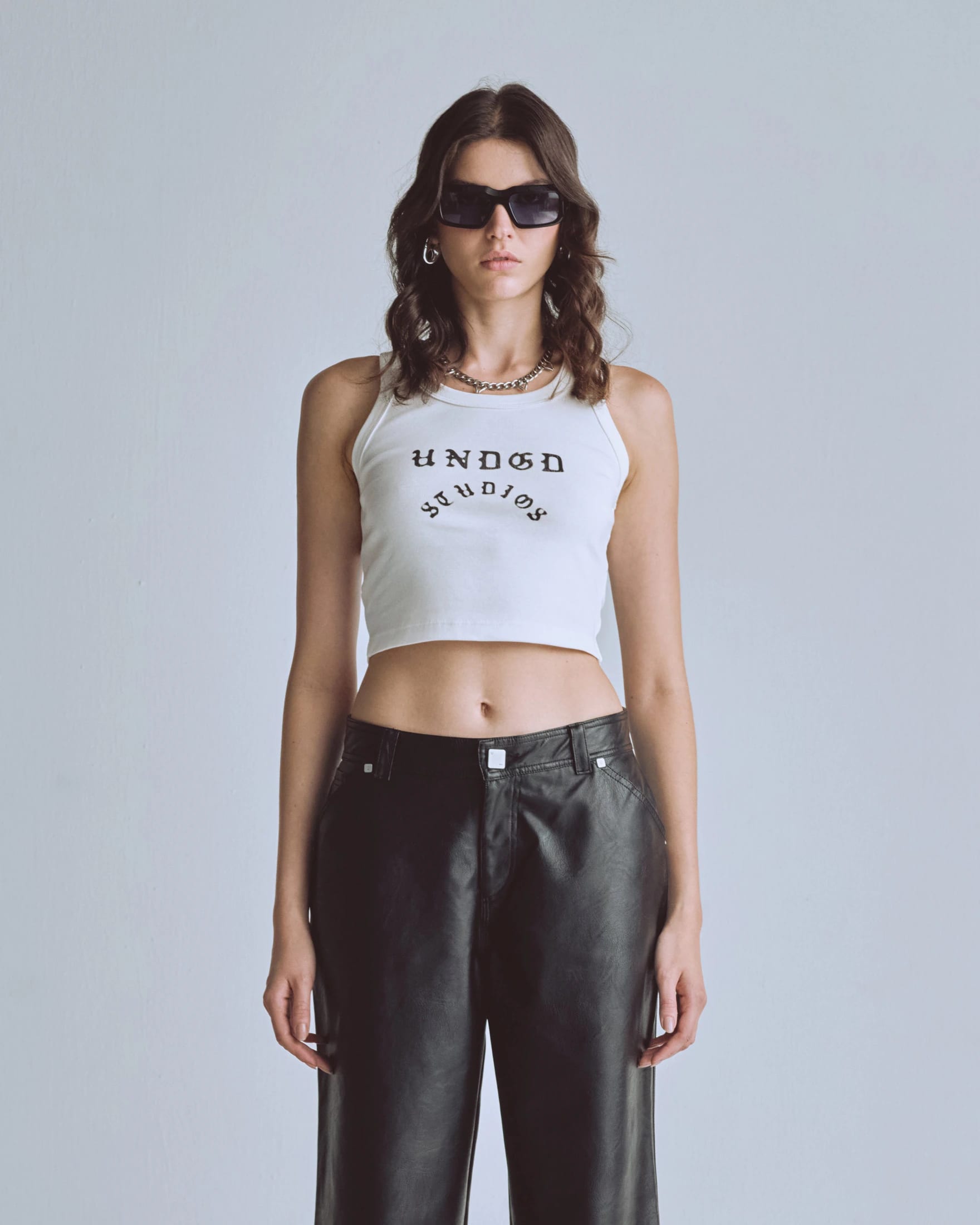W Capsule UNDGD STUDIOS Tank Top White - imagen 2