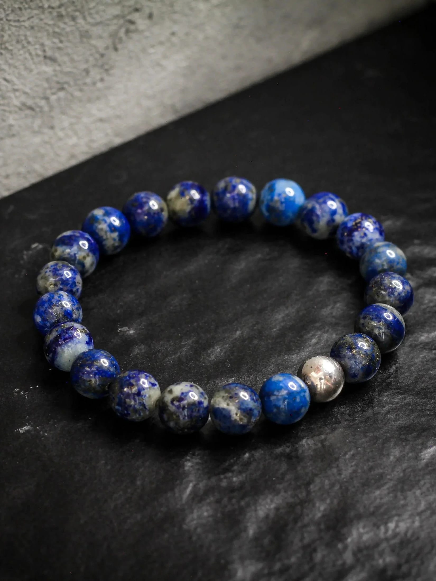 Brazalete Lapislazuli 8mm - imagen 3