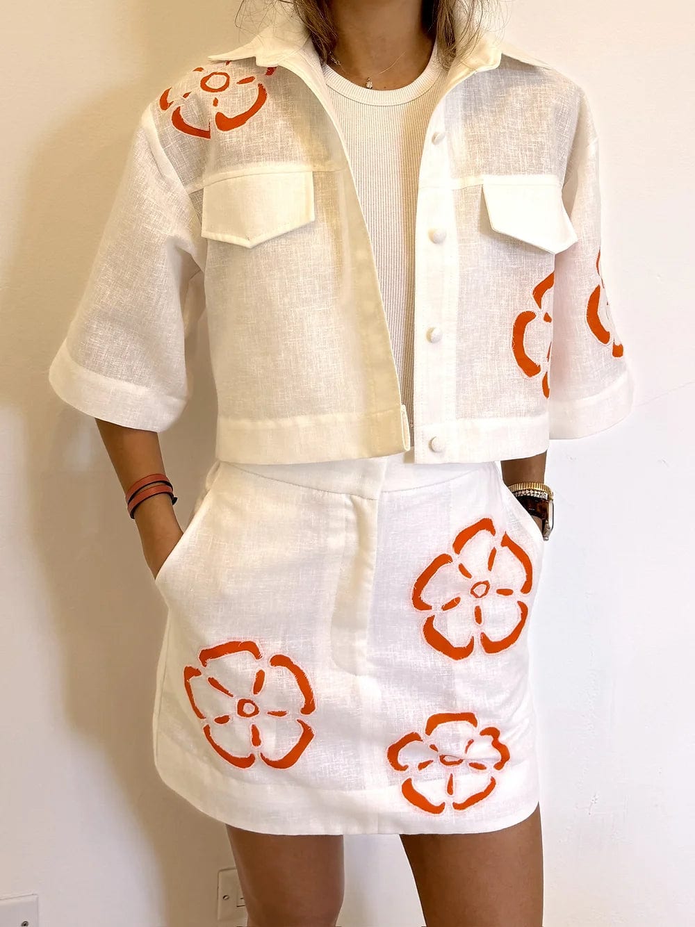 Valentina Linen Skirt - imagen 1
