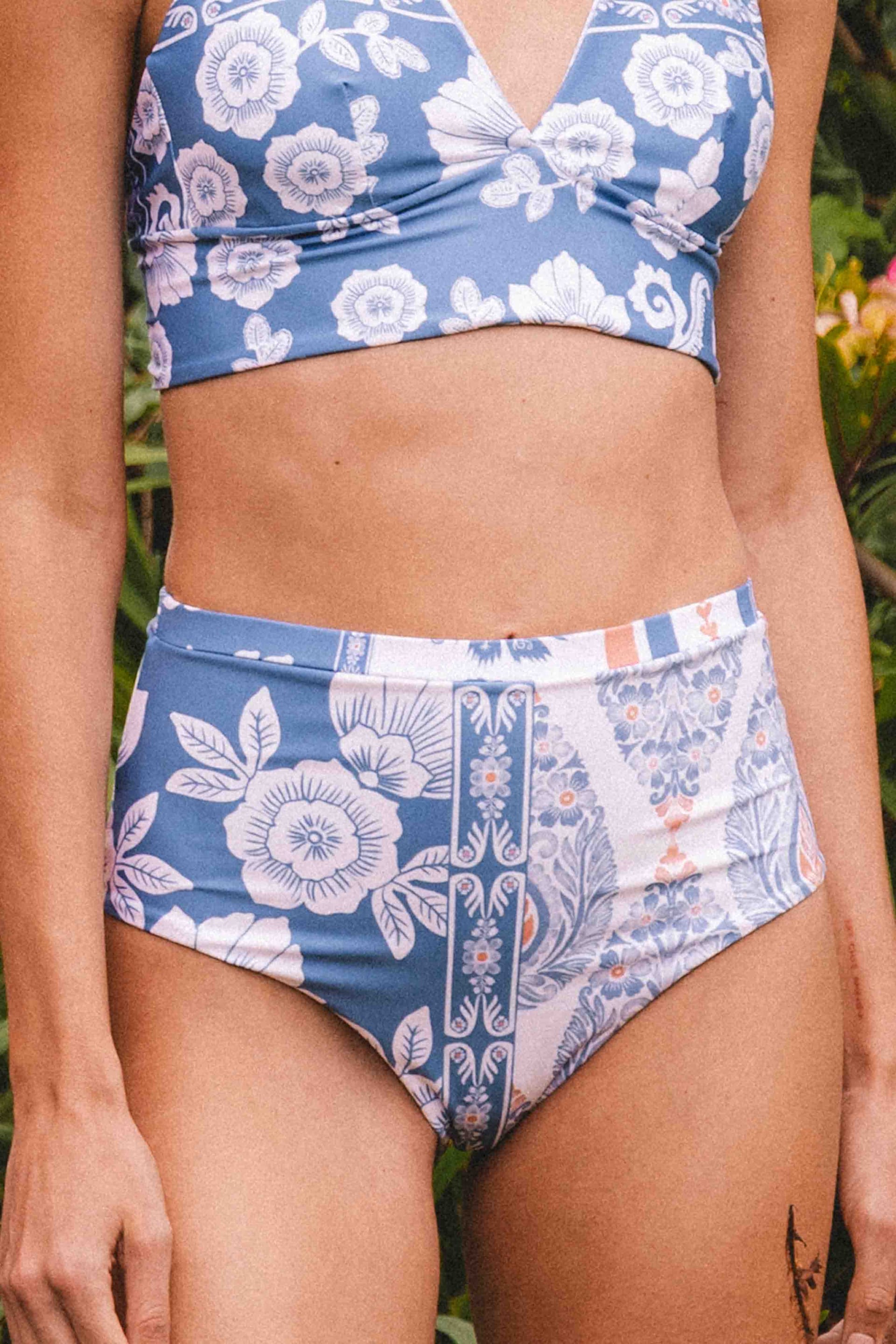 Panty Setentero de Bikini Savira Azul - imagen 1