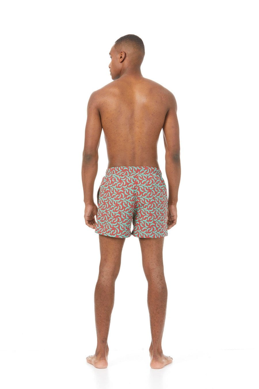 Men's bananas swim trunk burdeos - imagen 2